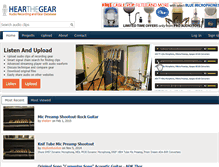 Tablet Screenshot of hearthegear.com